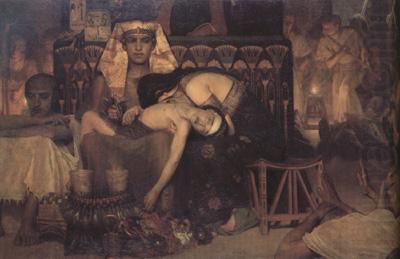 The Death of the First-Born (mk23), Alma-Tadema, Sir Lawrence